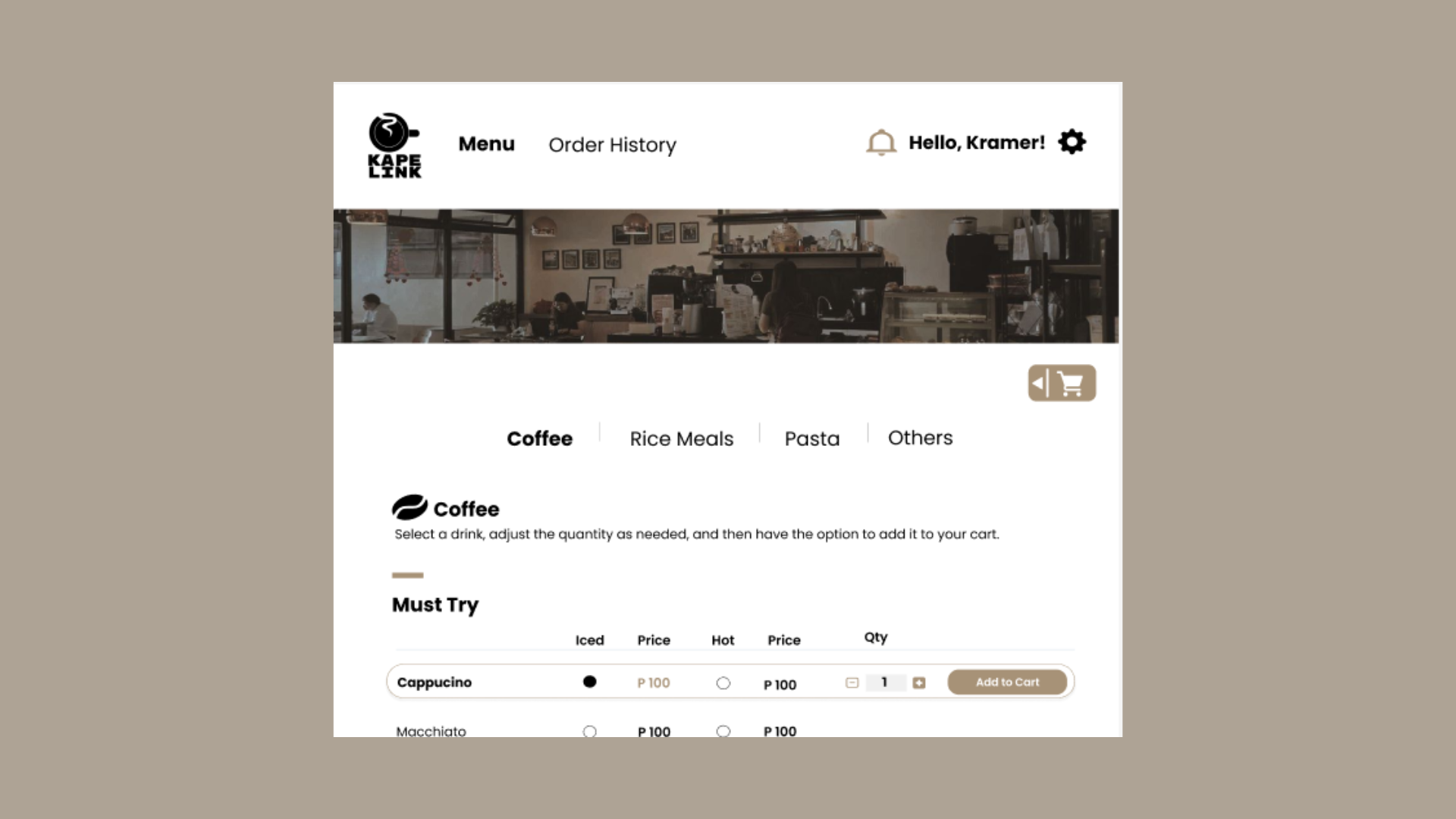 Logo of KAPELINK: ONLINE ORDERING PWA WITH CHATBOT FEATURE project