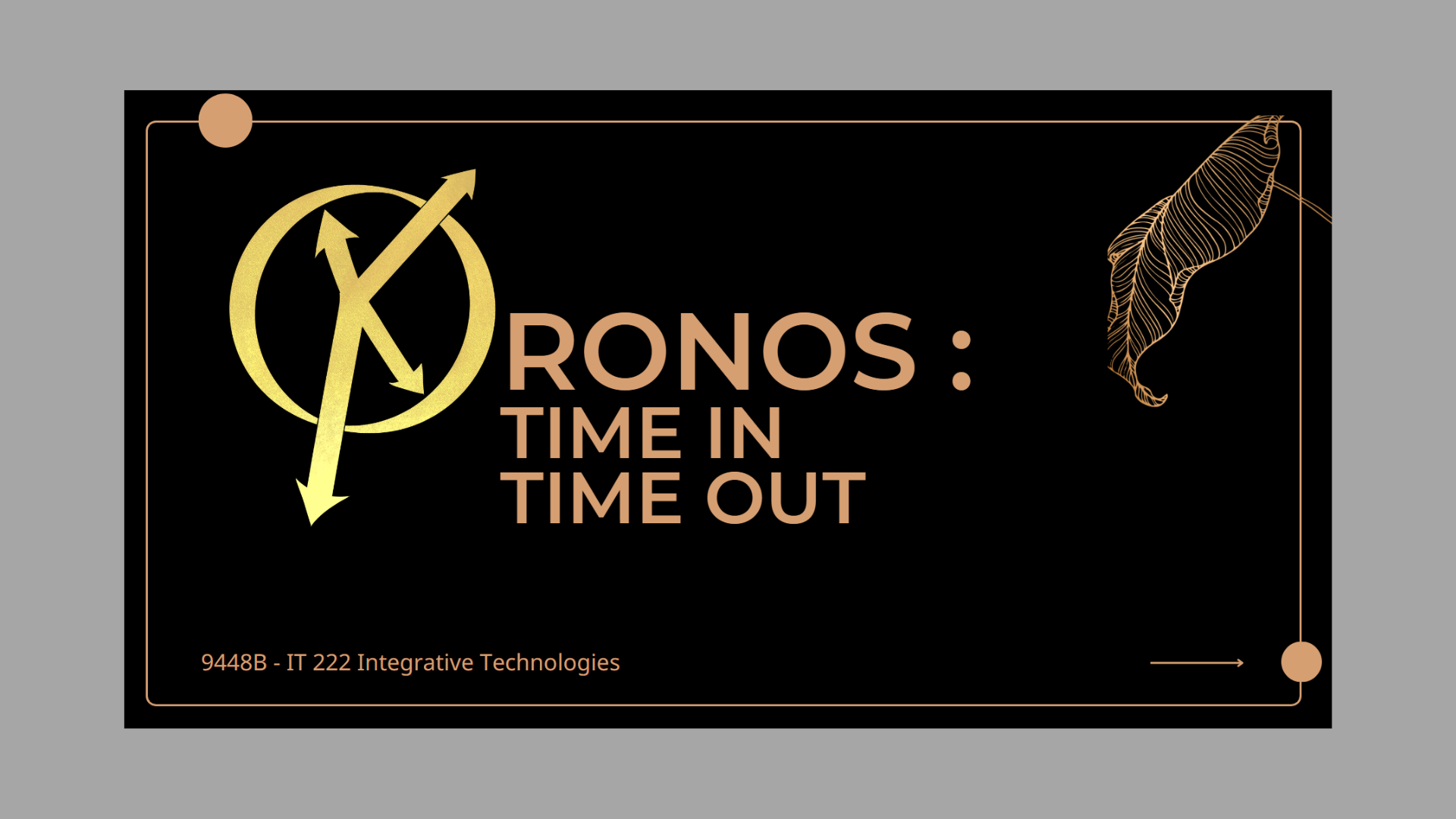 Logo of Kronos: Time In Time Out project